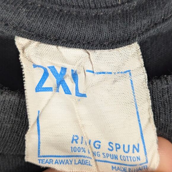 Eagle Fang Karate T Shirt Black 2XL Men Graphic Tee Cobra Kai Show Ring Spun - Picture 3 of 4